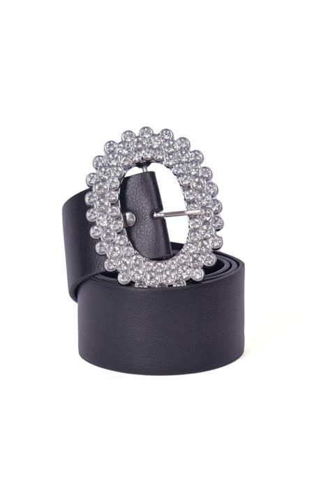 METAKS Zirve Siyah Kadın Aksesuar Skor Moda Kemer Skr178