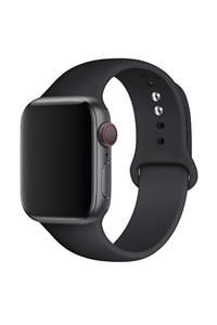 Microcase 44-46 Mm Akıllı Saatler Için 22 Mm Silikon Kordon Kayış - Ky11 Siyah