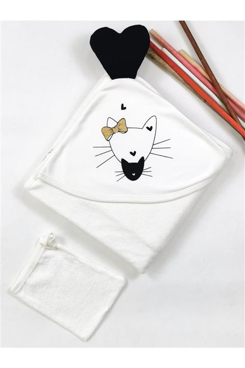 imajbebe Pisi Kız Örme Silgi Havlu