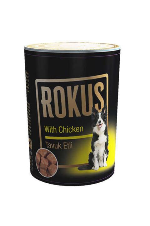 Rokus Tavuklu Parçalı Köpek Konservesi 410 gr * 2
