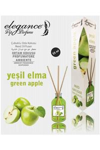 Elegance vip Perfume Yeşil Elma Reed Diffuser Bambu Çubuklu Oda Kokusu 55 ml