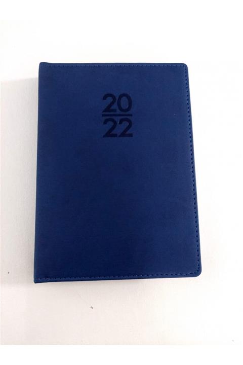 ÖZKAN 2022 Lüks Termo Deri Ajanda 12x17 Lacivert