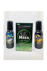 Silky Kiss 12'li Aloe Vera Prezervatif + 2 Adet Jel