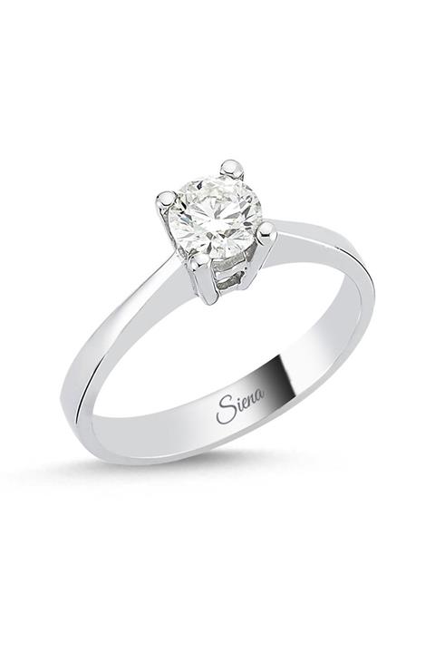 Siena Kadın Beyaz 0,53 Karat Pırlanta Yüzük