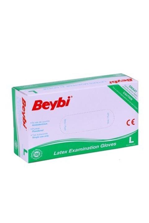 Beybi Pudaralı Muayene Eldiveni - 100 Adet