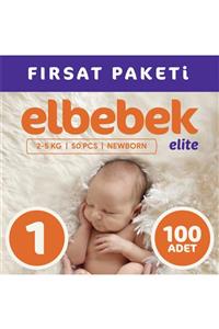 ELBEBEK ELİTE Bebek Bezi 1 Numara Yenidoğan 100 Adet