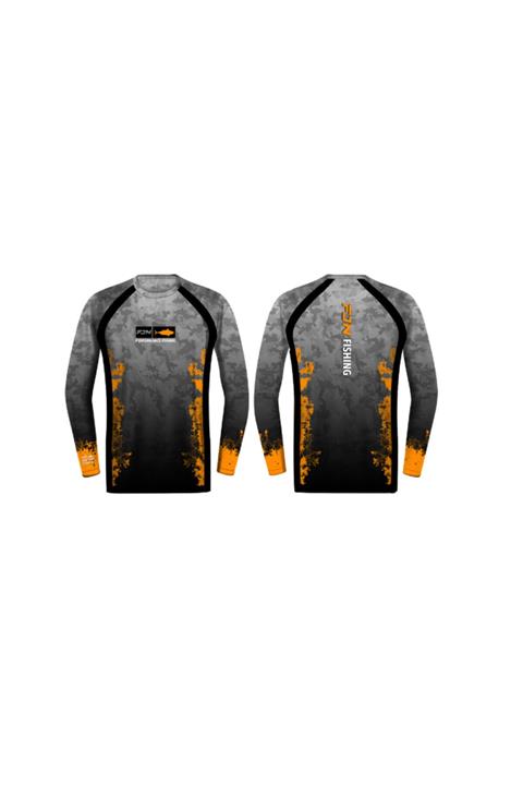Fujin Performance T-shirt Camo Orange S