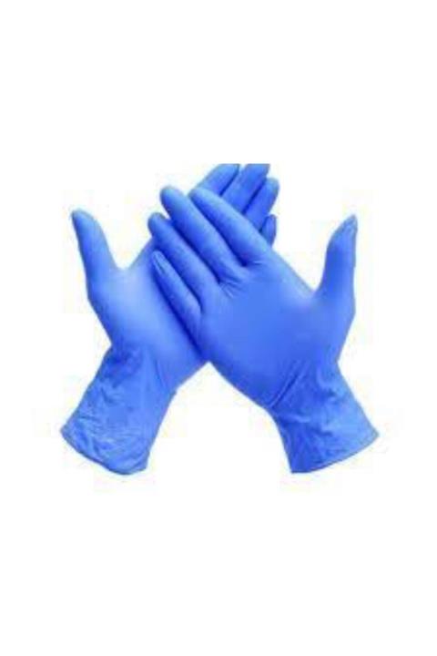 STK Nitril Eldiven Pudrasız M Beden Mavi 100'lü