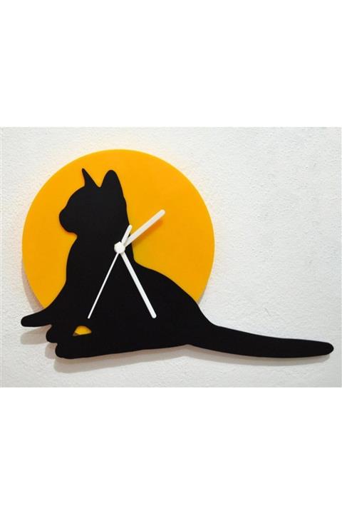 Nursoft Kedi Dizayn Saat