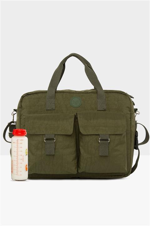 Bagmori Haki Paraşüt Kumaş Askılı Anne Bebek Çantası M000005182