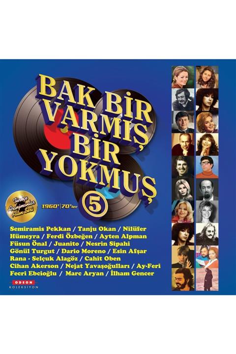 Ucuz Plak & Pikap Hediyelik Eşya Bir Varmış Bir Yokmuş-5 - Çeşitli Sanatçılar (2 Plak) Birden Satış