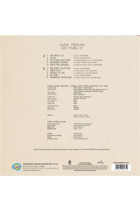 Ucuz Plak & Pikap Hediyelik Eşya Ajda Pekkan - Sen Mutlu Ol Plak