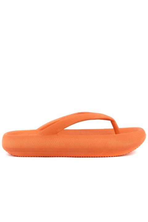 Sail Lakers Turuncu Renk Yüksek Taban Parmak Arası Eva Terlik