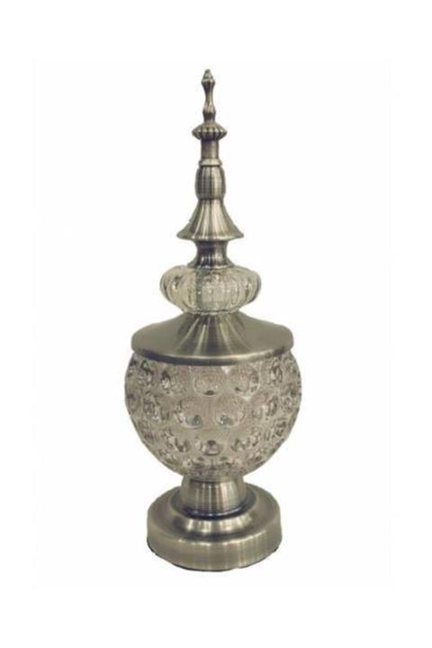 Furkan Bronz Ayaklı Cam Obje Şekerlik Küçük Boy Fkr- 172