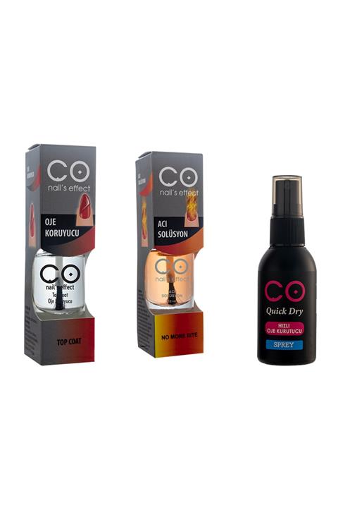 CO Nail's Effect Co Tırnak Sertleştirici - Acı Solüsyon - Oje Kurutucu