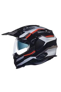 Nexx X.wed 2 X-patrol Kask (siyah-gri-kırmızı)