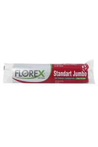 Florex 511 Standart Çöp Poşeti Jumbo Boy 80 X 110 cm 10'lu X 5 Paket - Mavi