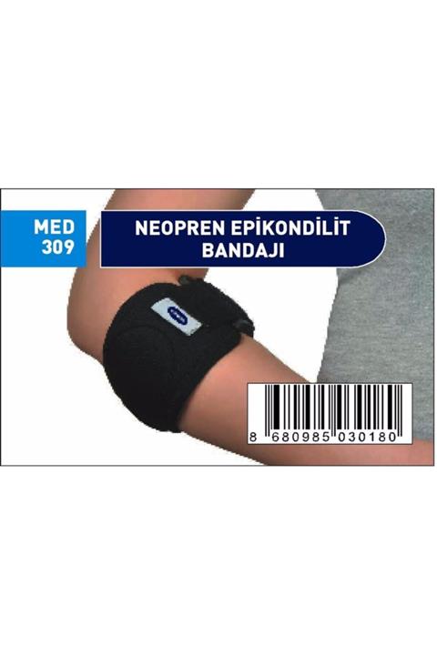 MEDİKALCIBAŞI Epikondilit Bandajı Kısa - Neopren Epikondilit Dirseklik Kısa