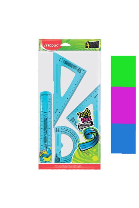 Maped 897157 Twıstn Flex 4 Lü 30 Cm Cetvel Seti
