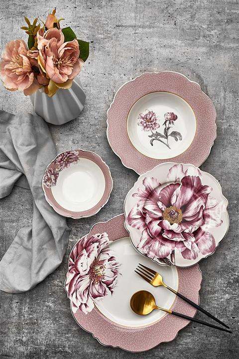 Paçi Beyaz 24 Parça Porselen Yemek Takımı 101280