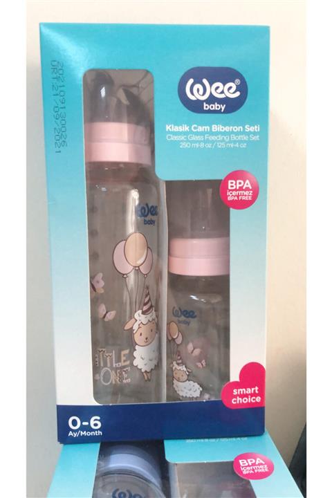 wee b Aby Cam Biberon Set 260ml + 125 Ml Kız