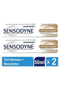 Sensodyne Diş Macunu Tam Koruma + Beyazlatıcı 50 Ml X 2 Adet