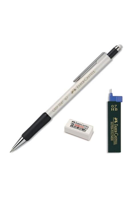 Faber Castell Grip 1347 Versatil 0.5 Kalem Seti 3lü -kalem-silgi-uc