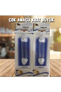 Asfaravm Elybaby Çocuk Büyük Çok Amaçlı Kilit 2`li / Beyaz