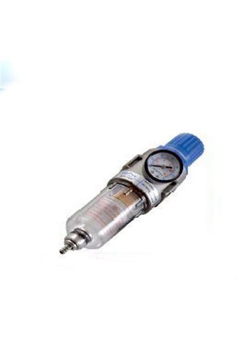 NitroSatış 1/4 Pnömatik Filtreli Regülatör Yuvarlak Tip