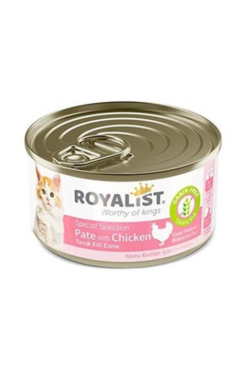 Royalist Tavuklu Ezme Tahılsız Yavru Kedi Konservesi 6 X 80 Gr