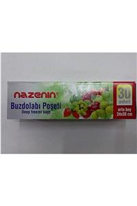 Nazenin Buzdolabı Poşeti Orta Boy 24x38cm 30 Lu