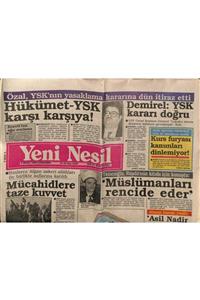 Gökçe Koleksiyon Yeni Nesil Gazetesi 11 Haziran 1989 - Bolu'da Facia : 14 Ölü ! Gz73802