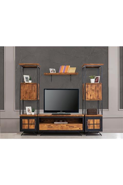 EVİMTREND Ahşap Alaçatı Tv Ünite
