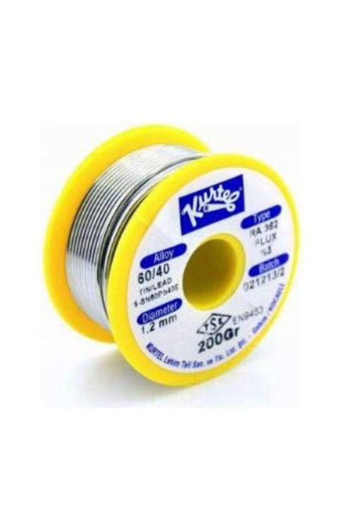 ATAELEKTRONİK Kurtel Yerli Orjinal Ürün Her Türlü Tamir Için Profesyonel Lehim Teli 1.20mm 200gr