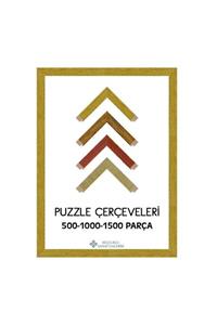 Selçuklu Sanat Puzzle Çerçevesi Eskitme 30 mm  50x70 1000'luk  Yeşil