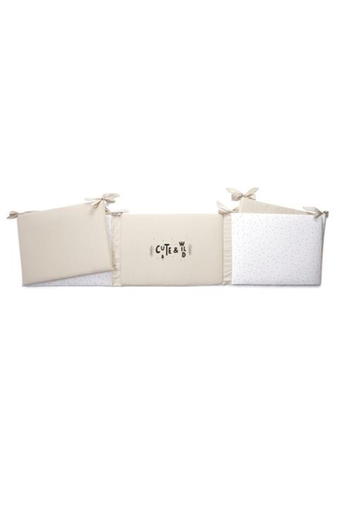 Funna Baby 9856 Yan Koruma Seti  Cute ve Wild - Bej Universal