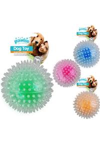 thepassioniz Pawise Flash Bouncer Ball Işıklı Şeffaf Plastik Top Kedi Oyuncağı 8 Cm