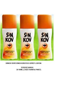 Sinkov Sivrisinek Kovucu Losyon Sinek Koruyucu Spray 3x100 Ml.