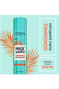 L'Oreal Paris Görünmez Kuru Şampuan - Magic Shampoo 200 ml Tropikal Dalga 3600523606634