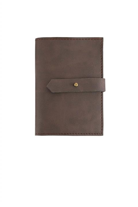 Le Color LEATHER PASSAPORT CASE KAHVE