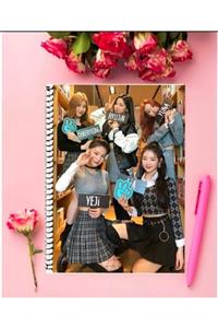 AYAŞLI KIRTASİYE Itzy (ryujin .yeji.yuna.lia.chaeryeong ) Defter 1 Adet Özel Tasarım A5 Boyutu 15*21 Cm Telli Çizgisz