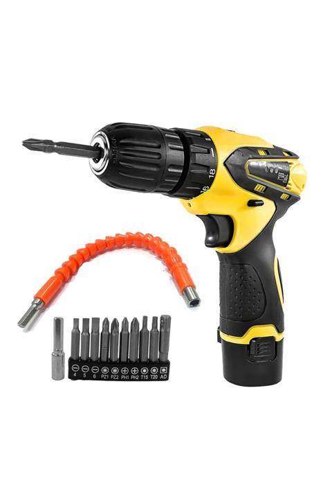 Anadolu Strong Anadolustrong Ans1038-set 12v Çift Akülü Şarjlı Matkap