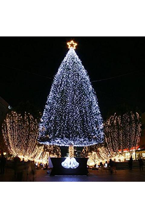aksuticaret 100 Ledli Gün Işığı Yılbaşı Ağacı Işığı Led Ampül