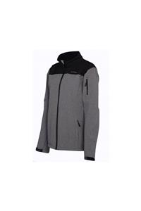 Alpinist 20240 Alpine Softshell Ceket Gri Siyah Erkek Outdoor Montu 20240-alpıne-softshell-ceket-grı