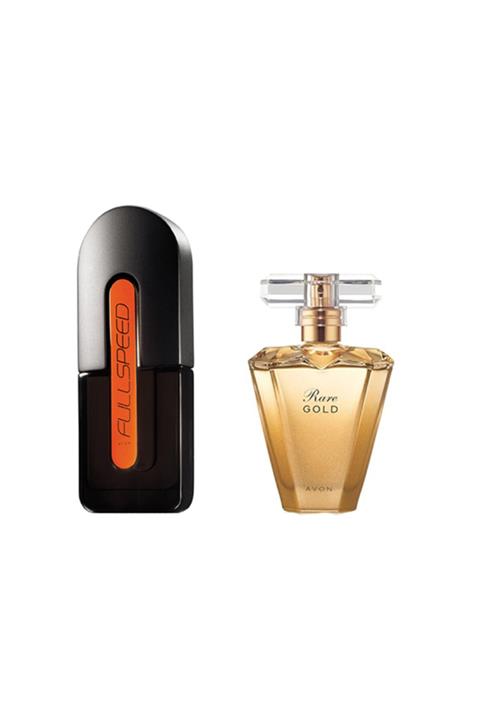 AVON Fullspeed Edt 75 Ml Erkek + Rare Gold Edp 50 Ml Kadın 2li Set