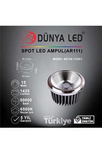 DÜNYA LED Hs.1320/1 15w Ar111 Spot 6500k Beyaz Işık