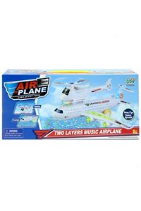 Salkım Toys Air Plane Pilli Işıklı Sesli Çarp-dön Uçak Ve Helikopter