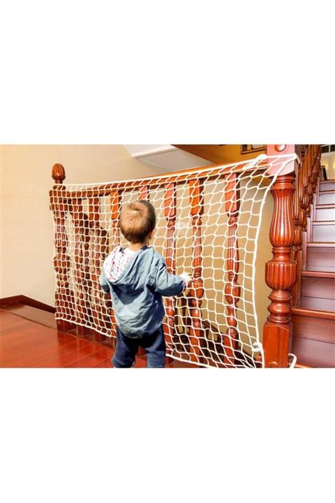 Voven Kedi Koruma Güvenlik Filesi Ağı 3mm 2x12 m Balkon Güvenlik Ağı Filesi