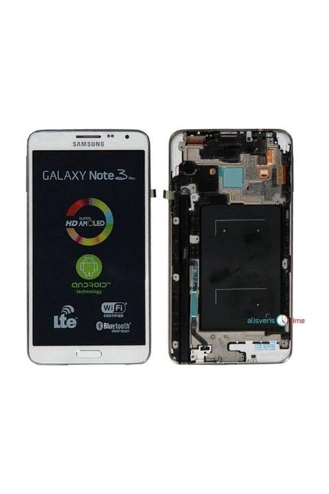 OEM Samsung N9000 Note 3 Lcd Ekran Servis Beyaz
