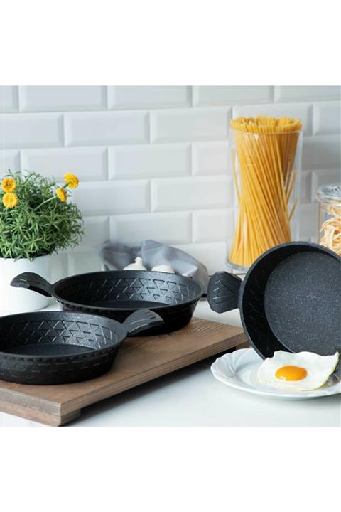 Nehir Döküm 3 Lü Döküm Sahan Seti